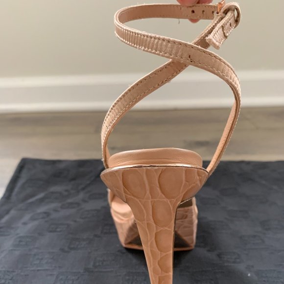 Herve Leger Elle Crystal Platform Sandals - Picture 7 of 14